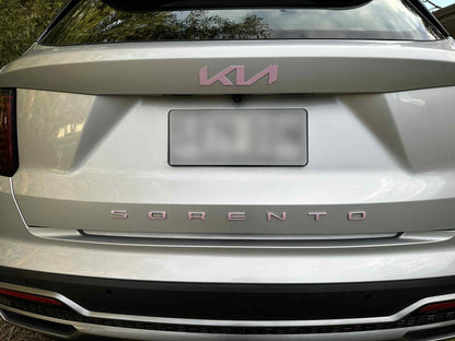 Model Badge Overlay Decal | Fits Various Kia Vehicle Badges
