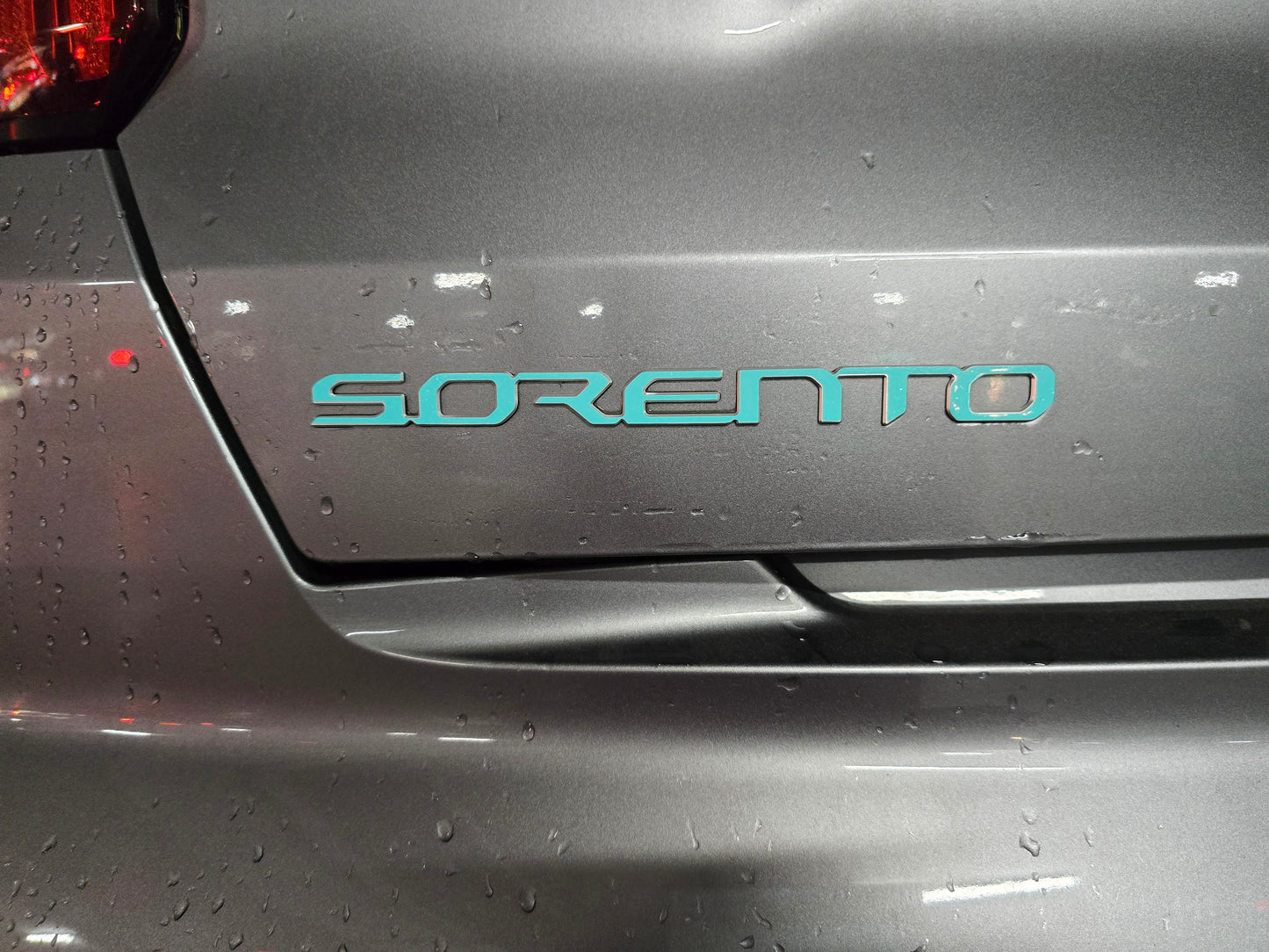 Model Badge Overlay Decal | Fits Various Kia Vehicle Badges