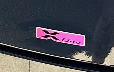 Badge Decal Overlay Set | Fits Kia Telluride MY27 | Front + Rear + Telluride + Steering Wheel + X-Line/HEV (Optional)